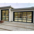 Modern residential electric aluminum steel garage doors